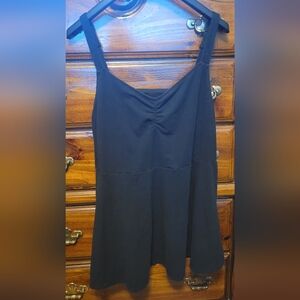 Torrid 5X Foxy Black Peplum Tank